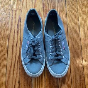 Superga COTU Classic Grey Sage Sneakers - Size 39